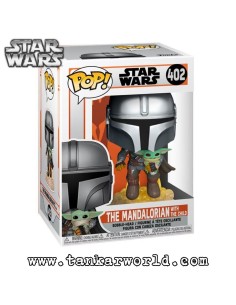 Funko Pop! - The Mandalorian with The Child - The Mandalorian - Star Wars - 402 2