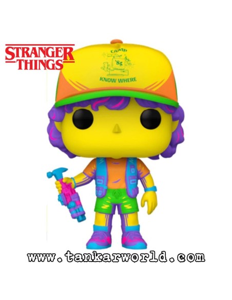 Funko Pop! - Dustin - Stranger Things - Special Edition - Black Light - 828