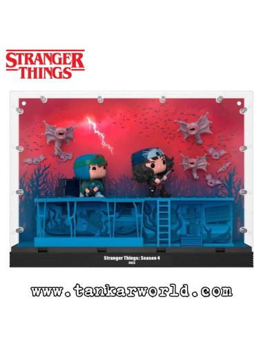 Funko Pop! - Dustin, Eddie, Demobats - Phase Three - Stranger Things - Pop! Deluxe Moment - 05