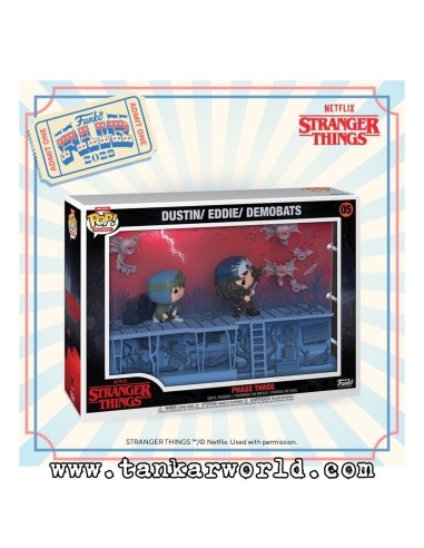Funko Pop! - Dustin, Eddie, Demobats - Phase Three - Stranger Things - Pop! Deluxe Moment - 05
