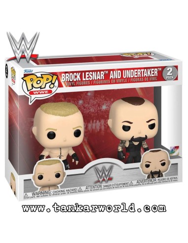 Funko Pop! - Brock Lesnar and Undertaker - WWE - Pack 2 Pop!s