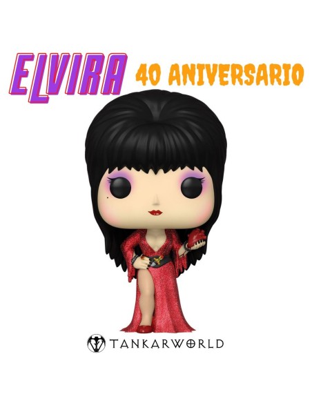 Funko Pop! - Elvira Mistress Of The Dark - Elvira 40 Years - Special Edition - Diamond Collection - 68