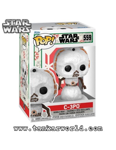 Funko Pop! - C-3PO - Muñeco de nieve - Star Wars - 559