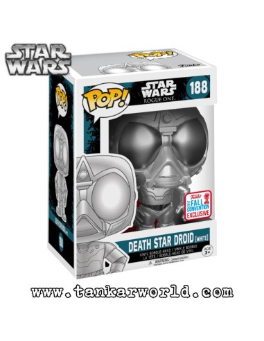 Funko Pop! - Death Star Droid (White) - Rogue One - Star Wars - 188 - Funko Fall 2017 Convention Exclusive