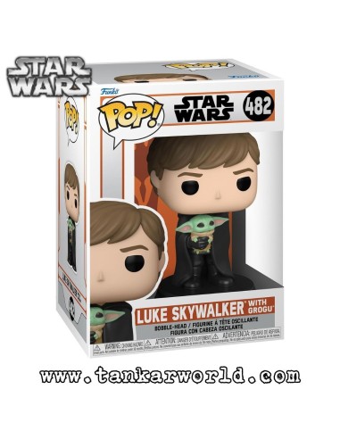 Funko Pop! - Luke Skywalker with Grogu - The Mandalorian - Star Wars - 482