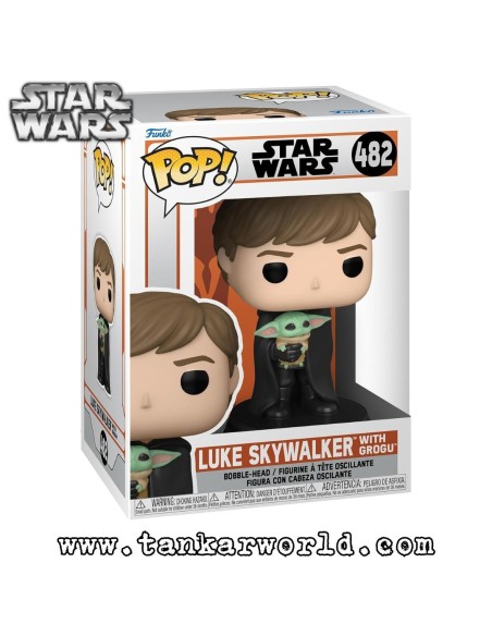 Funko Pop! - Luke Skywalker with Grogu - The Mandalorian - Star Wars - 482
