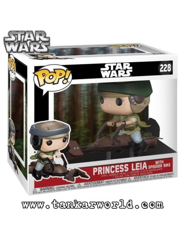 Funko Pop! - Princess Leia with Speeder Bike - Star Wars - 228