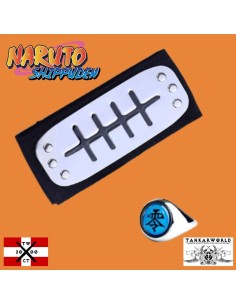 Bandana y anillo Aldea Oculta de la Lluvia - Naruto Shippuden