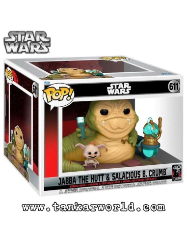 Funko Pop! - Bubba The Hutt and Salacious B. Crumb - Star Wars - 611