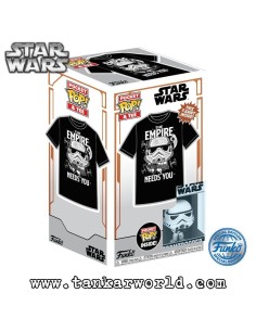 Funko Pocket Pop! & Tee: Stormtrooper - Star Wars - Pack: Camiseta niño XL y figura exclusiva 2