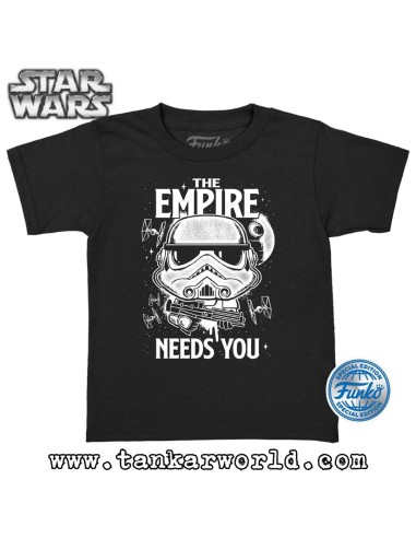 Funko Pocket Pop! & Tee: Stormtrooper - Star Wars - Pack: Camiseta niño XL y figura exclusiva