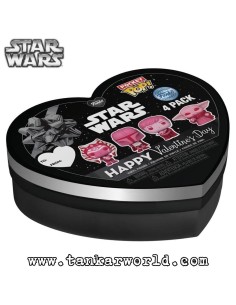 Funko Pocket Pop! - Happy Valentine´s Day - Heart Box with 4 figures - Star Wars - Special Edition 2