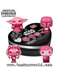 Funko Pocket Pop! - Happy Valentine´s Day - Heart Box with 4 figures - Star Wars - Special Edition