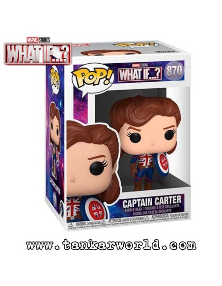 Funko Pop! - Captain Carter - What If...? - Marvel - 870