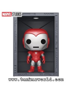 Funko Pop! - Hall Of Armor: Iron Man - Model 8 - Silver Centurion - Marvel - 1038
