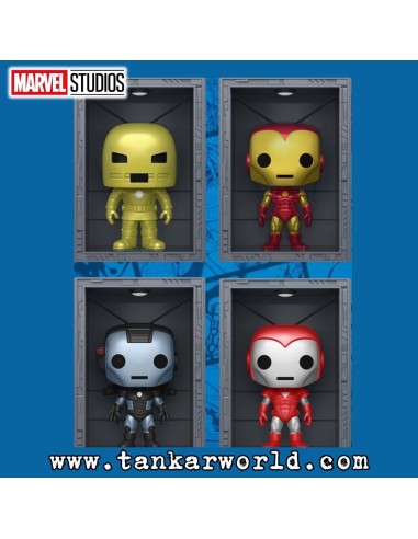 Funko Pop! - Hall Of Armor: Iron Man - Model 1 - Golden Armor - Marvel - 1035