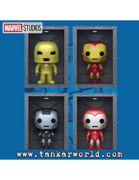 Funko Pop! - Hall Of Armor: Iron Man - Model 1 - Golden Armor - Marvel - 1035