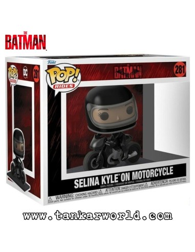 Funko Pop! - Selina Kyle On Motorcycle - The Batman - Pop! Rides - 281
