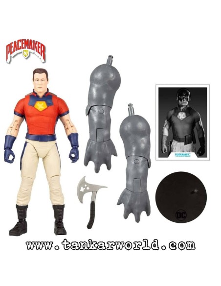 Peacemaker Unmasked - Collect to Build King Shark - Figura de Acción - DC Multiverse - McFarlane Toys - 18 cm