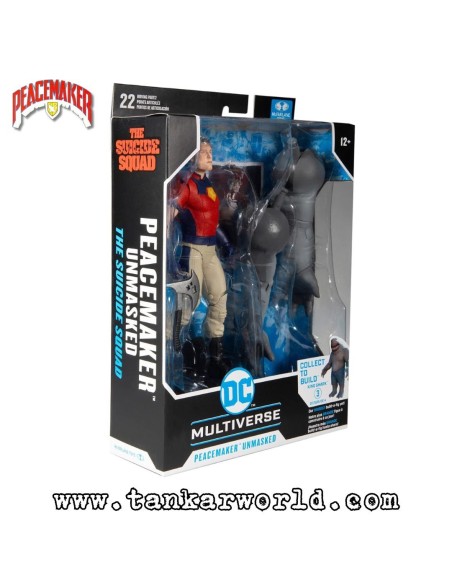 Peacemaker Unmasked - Collect to Build King Shark - Figura de Acción - DC Multiverse - McFarlane Toys - 18 cm