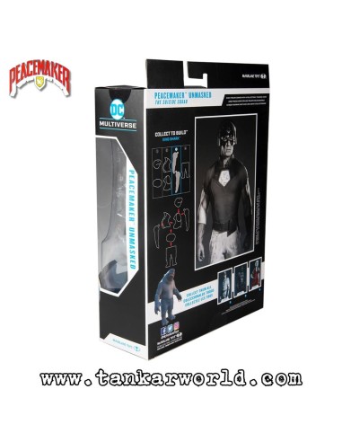 Peacemaker Unmasked - Collect to Build King Shark - Figura de Acción - DC Multiverse - McFarlane Toys - 18 cm