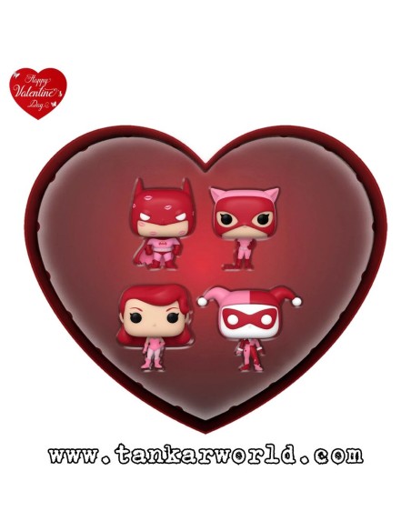 Funko Pocket Pop! - Batman The Animated Series - Happy Valentine's Day 4 Pack