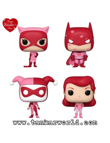 Funko Pocket Pop! - Batman The Animated Series - Happy Valentine's Day 4 Pack