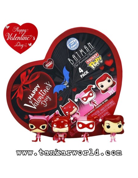 Funko Pocket Pop! - Batman The Animated Series - Happy Valentine's Day 4 Pack