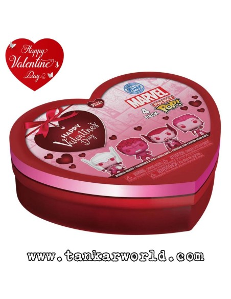 Funko Pocket Pop! - Marvel - Happy Valentine's Day 4 Pack