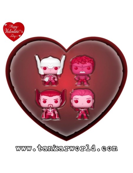 Funko Pocket Pop! - Marvel - Happy Valentine's Day 4 Pack