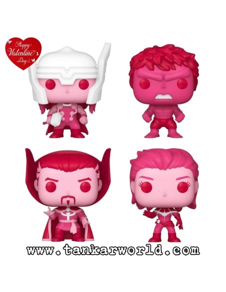 Funko Pocket Pop! - Marvel - Happy Valentine's Day 4 Pack