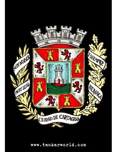 Escudo Clásico Cartagena - Camiseta Ref. CT-01