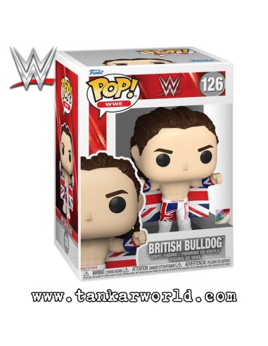Funko Pop! - British Bulldog - WWE - 126