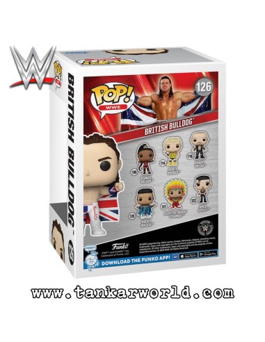 Funko Pop! - British Bulldog - WWE - 126