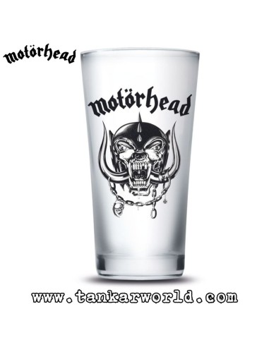 Motörhead - Pighead logo - Vaso de cristal - Motorhead