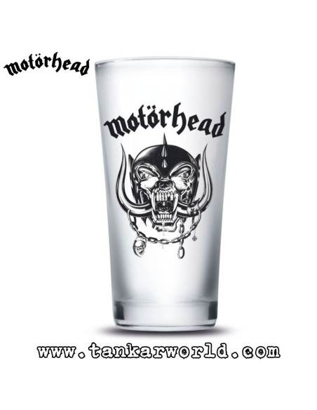 Motörhead - Pighead logo - Vaso de cristal - Motorhead