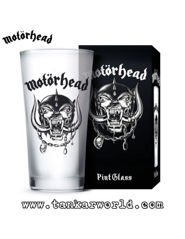 Motörhead - Pighead logo - Vaso de cristal - Motorhead