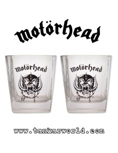 Motörhead - Pighead logo - Pack 2 Vasos Whiskey - Motorhead