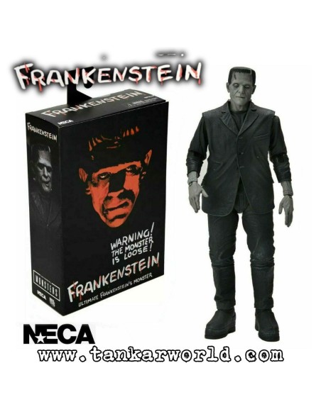 Frankenstein - Ultimate Frankenstein´s Monster - Universal Monsters 90th - Black & White - Figura de acción - NECA - 17 cm