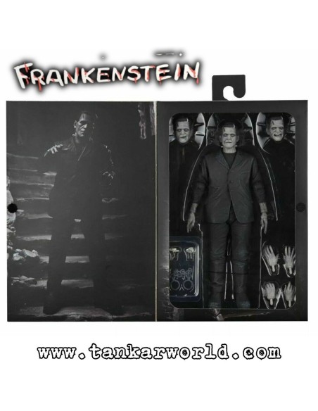 Frankenstein - Ultimate Frankenstein´s Monster - Universal Monsters 90th - Black & White - Figura de acción - NECA - 17 cm