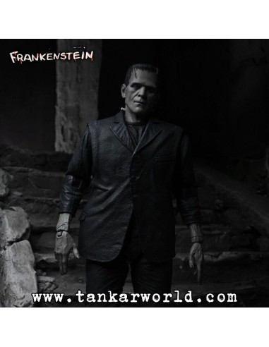 Frankenstein - Ultimate Frankenstein´s Monster - Universal Monsters 90th - Black & White - Figura de acción - NECA - 17 cm