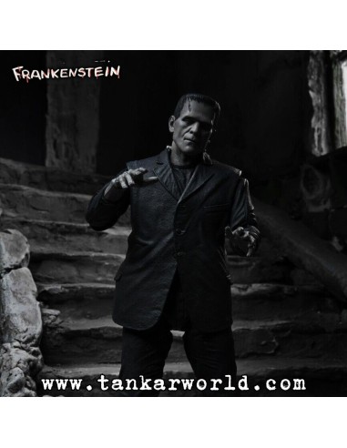 Frankenstein - Ultimate Frankenstein´s Monster - Universal Monsters 90th - Black & White - Figura de acción - NECA - 17 cm