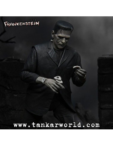 Frankenstein - Ultimate Frankenstein´s Monster - Universal Monsters 90th - Black & White - Figura de acción - NECA - 17 cm