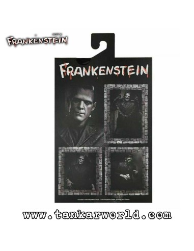 Frankenstein - Ultimate Frankenstein´s Monster - Universal Monsters 90th - Black & White - Figura de acción - NECA - 17 cm