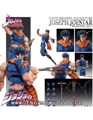 Joseph Joestar - JoJo's Bizarre Adventure: Part 2: Battle Tendency - Medicos - Figura articulada - 17 cm