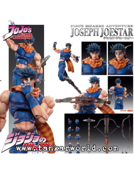 Joseph Joestar - JoJo's Bizarre Adventure: Part 2: Battle Tendency - Medicos - Figura articulada - 17 cm