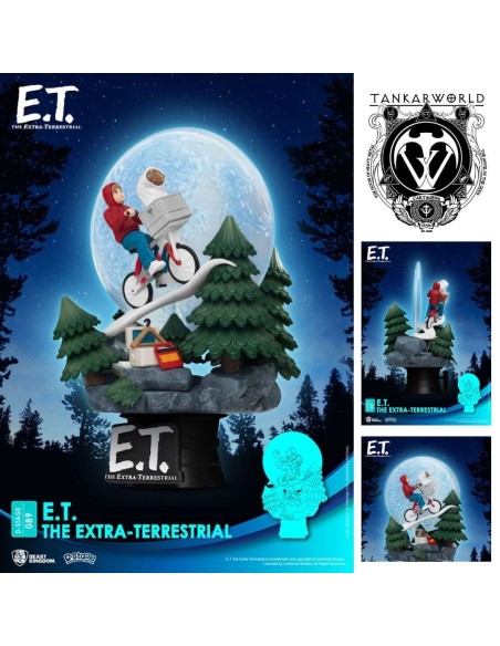 E.T. El Extraterrestre - Diorama PVC D-Stage Iconic Scene - Movie Scene - Beast Kingdom - 15 cm