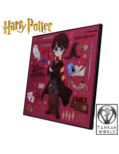 Harry Potter - Cuadro de cristal - 32 x 32 cm 2