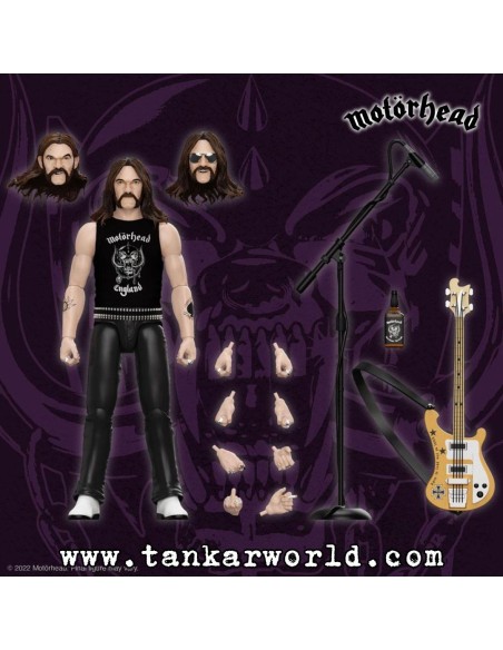 Lemmy Kilmister - Motörhead - Figura articulada - Ultimates! - Super7 - 18 cm - Motorhead