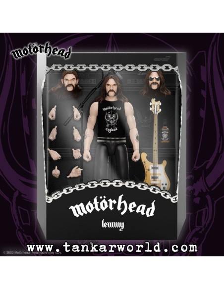Lemmy Kilmister - Motörhead - Figura articulada - Ultimates! - Super7 - 18 cm - Motorhead